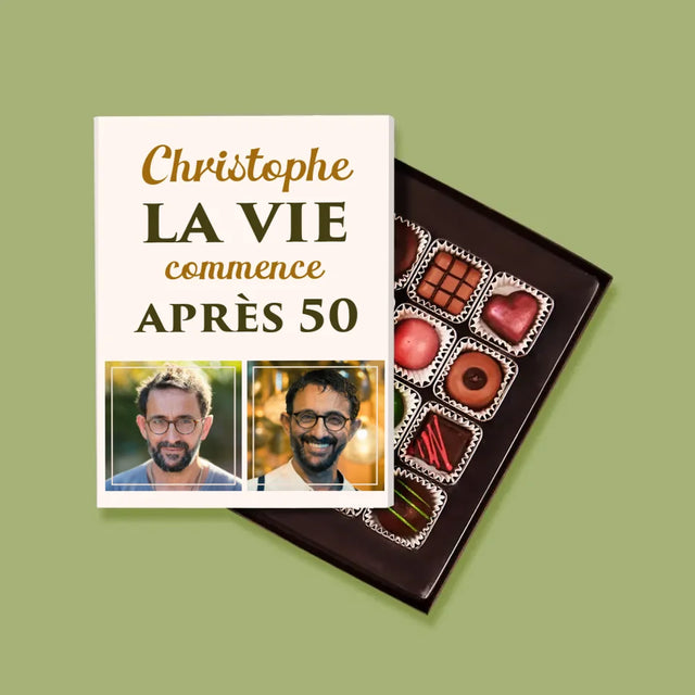 Collage Photo: La Vie Commence À 50 - Pralines