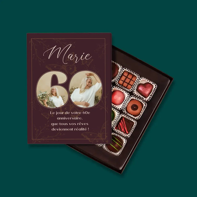 Collage Photo: 60Ème Anniversaire - Pralines