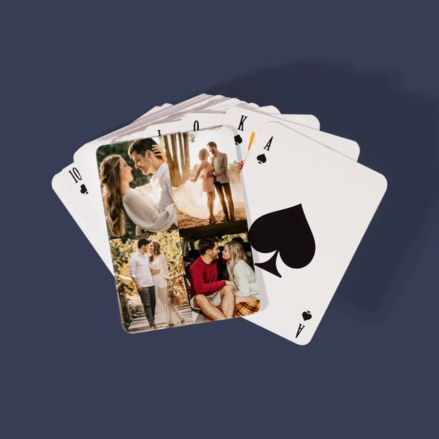 Collage Photo: 4 Photos - Cartes À Jouer