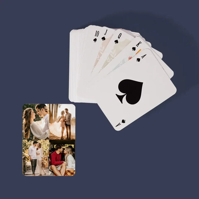 Collage Photo: 4 Photos - Cartes À Jouer