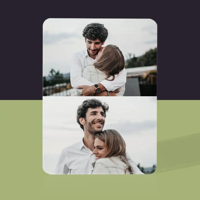 Collage Photo: Les 2 Photos - Cartes À Jouer