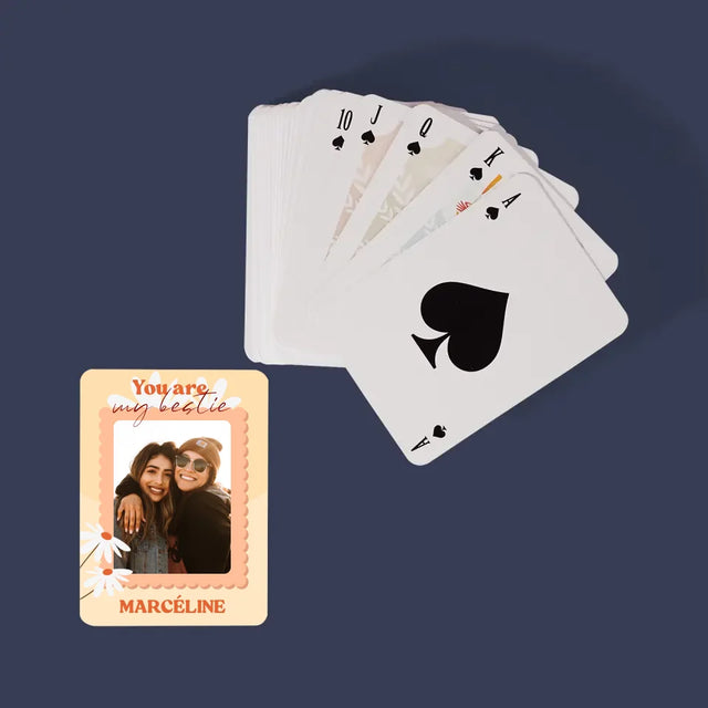Collage Photo: Photo Besties - Cartes À Jouer