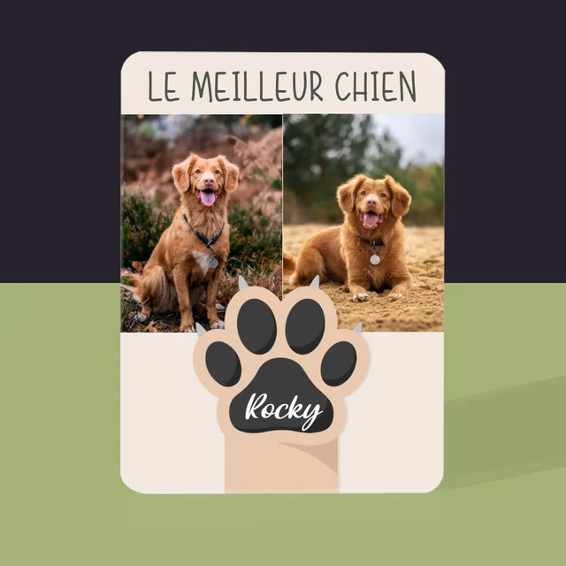 Collage Photo: Le Meilleur Chien - Cartes À Jouer