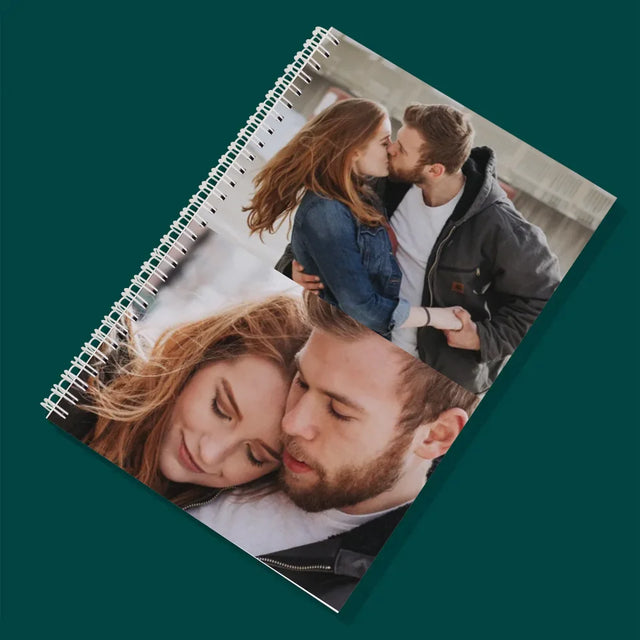 Collage Photo: 2 Photos - Planificateur À Spirales - Quotidien