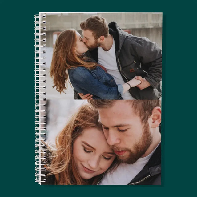 Collage Photo: 2 Photos - Planificateur À Spirales - Quotidien