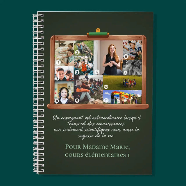 Forme Des Photos: Un Enseignant Est Quelqu'Un Extraordinaire - Planificateur À Spirales - Quotidien