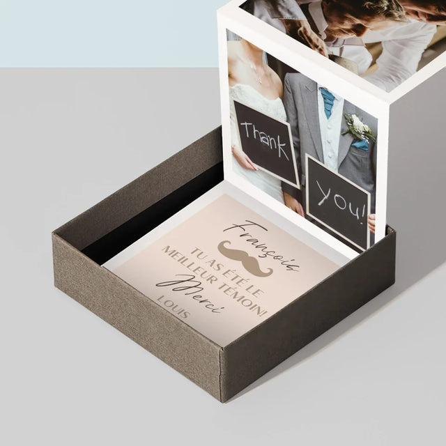 Collage Photo: Merci, Collage De Photos Pour Le Témoin - Ensemble De Photos