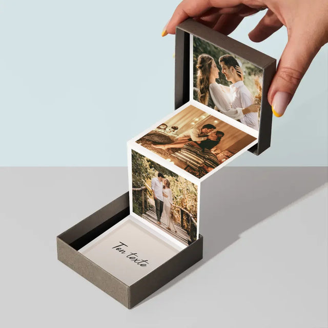 Collage Photo: 3 Photos Et Texte - Ensemble De Photos