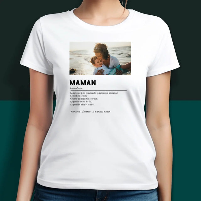 Photo Et Texte: Définition De Maman Et Papa - T-Shirts Pour Couples