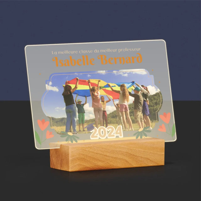 Photo Et Texte: La Meilleure Classe - Impression Sur Verre Acrylique