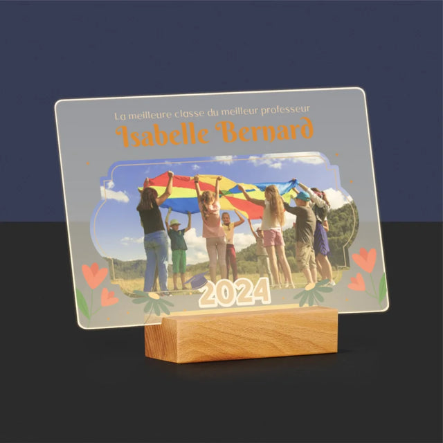 Photo Et Texte: La Meilleure Classe - Impression Sur Verre Acrylique