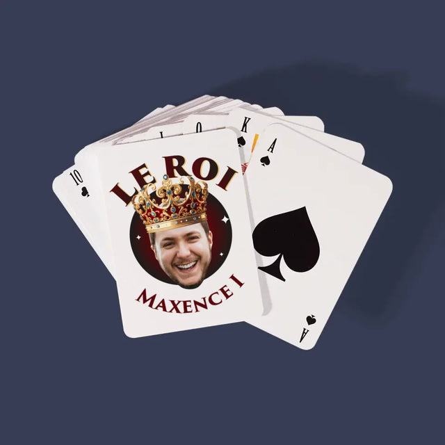 Photo Et Texte: Le Roi - Cartes À Jouer