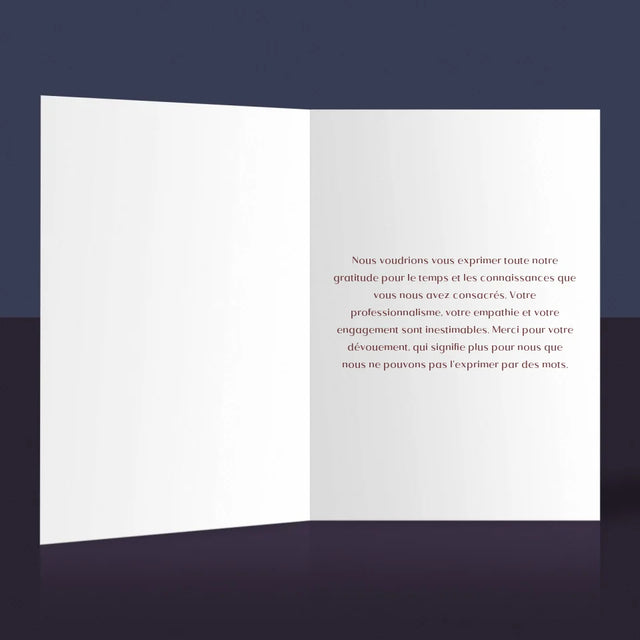 Photo Et Texte: Diplôme Pour Un Enseignant - Carte De Vœux