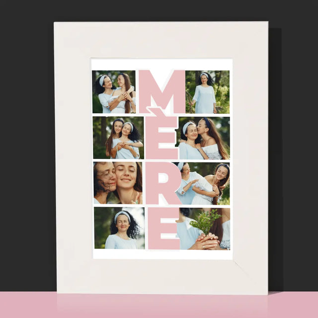 Collage Photo: Maman, Collage De Photos - Cadre Photo