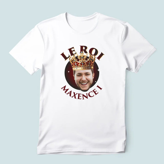 Photo Et Texte: Le Roi - T-Shirt Pour Hommes