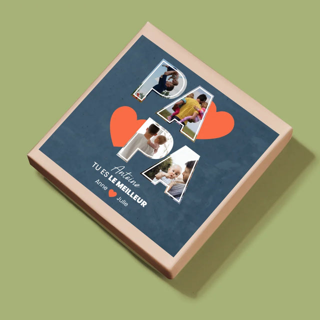 Collage Photo: Papa Est Le Meilleur - Casse-Têtes