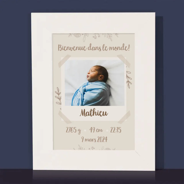 Acte De Naissance De L'Enfant: Métrique, Branches - Cadre Photo