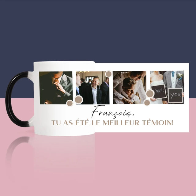 Collage Photo: Merci, Collage De Photos Pour Le Témoin - Le Mug