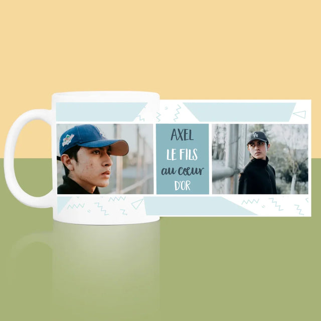 Collage Photo: Le Fils Au Cœur D'Or - Le Mug