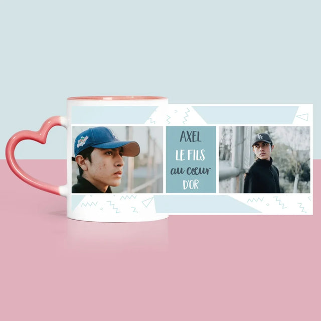 Collage Photo: Le Fils Au Cœur D'Or - Le Mug
