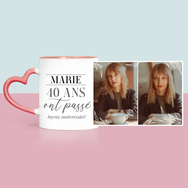 Collage Photo: 40 Ans Ont Passé - Le Mug