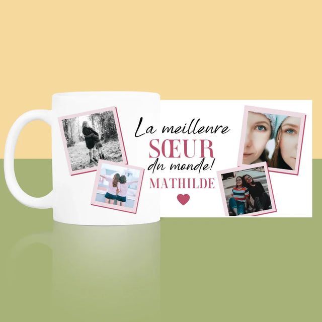 Collage Photo: La Meilleure Sœur - Le Mug