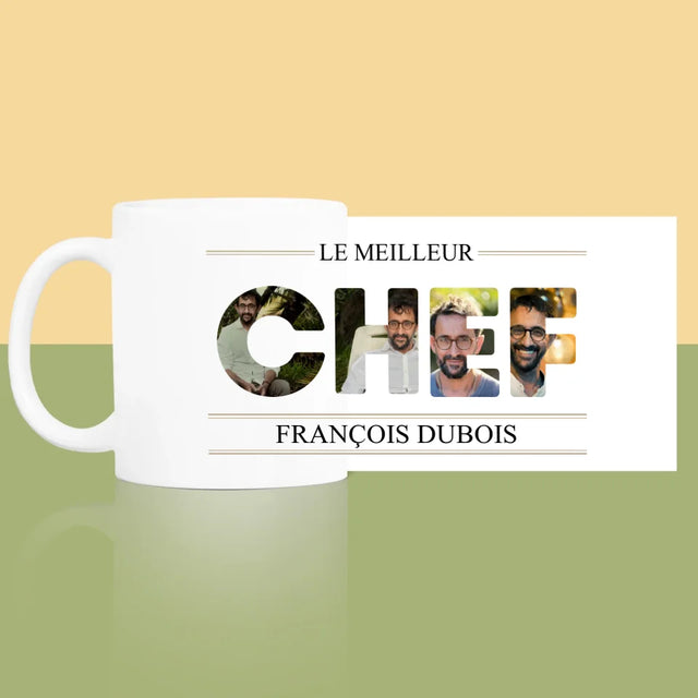 Collage Photo De Lettre: Le Meilleur Chef 2 - Le Mug