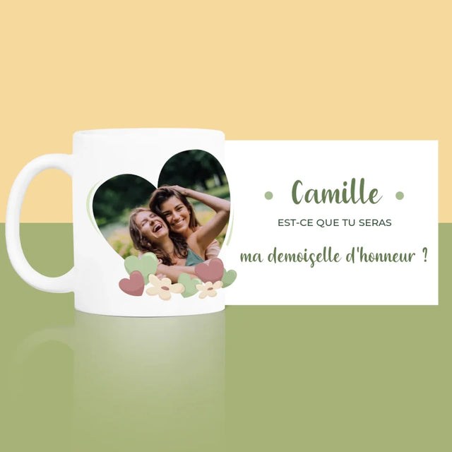 Photo Et Texte: Est-Ce Que Tu Seras Ma Demoiselle D'Honneur ? - Le Mug
