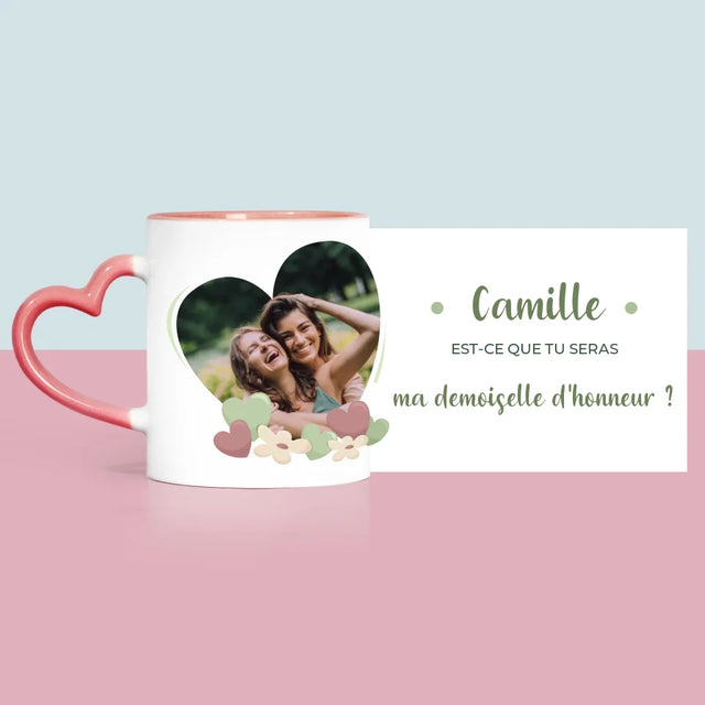 Photo Et Texte: Est-Ce Que Tu Seras Ma Demoiselle D'Honneur ? - Le Mug