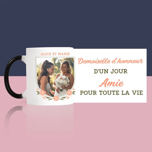 Photo Et Texte: Demoiselle D'Honneur D'Un Jour - Le Mug