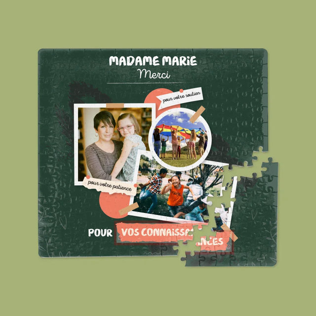 Collage Photo: Merci Pour Vos Connaissances - Casse-Têtes