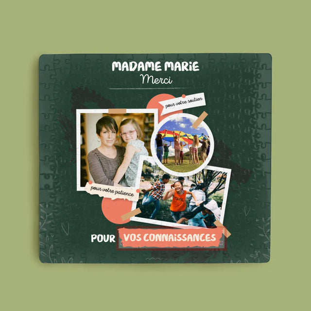 Collage Photo: Merci Pour Vos Connaissances - Casse-Têtes