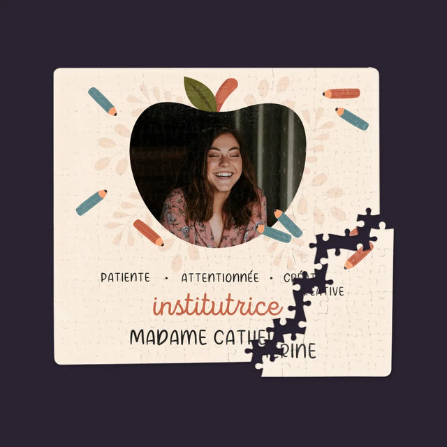 Photo Et Texte: Institutrice - Casse-Têtes