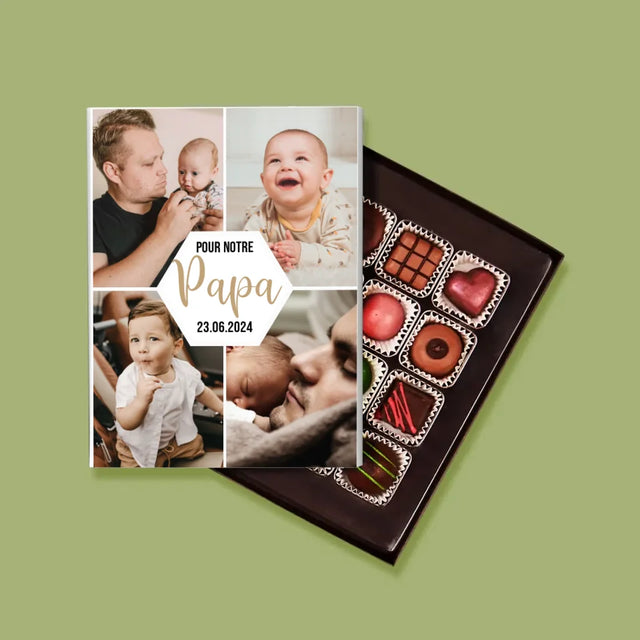 Collage Photo: Pour Notre Papa - Pralines