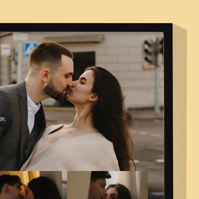 Collage Photo: Notre Histoire - Impression Encadrée 30X40