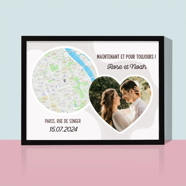 Plan De Ville: Maintenant Et Pour Toujours - Impression Encadrée 30X40