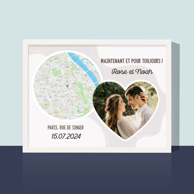 Plan De Ville: Maintenant Et Pour Toujours - Impression Encadrée 30X40