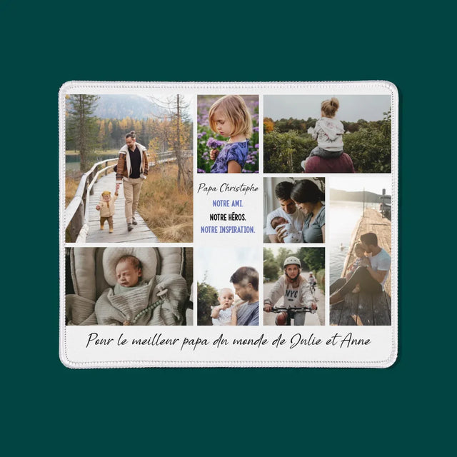 Collage Photo: Papa Ami - Tapis De Souris