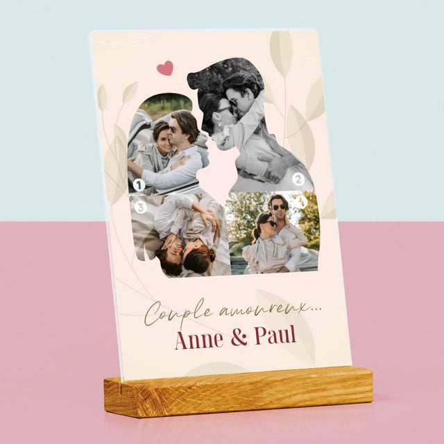 Forme Des Photos: Couple Amoureux... - Impression Sur Verre Acrylique