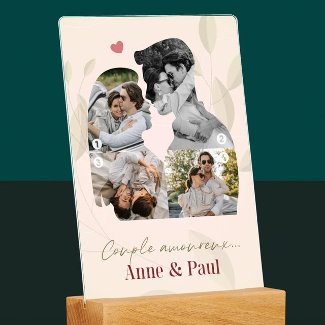 Forme Des Photos: Couple Amoureux... - Impression Sur Verre Acrylique