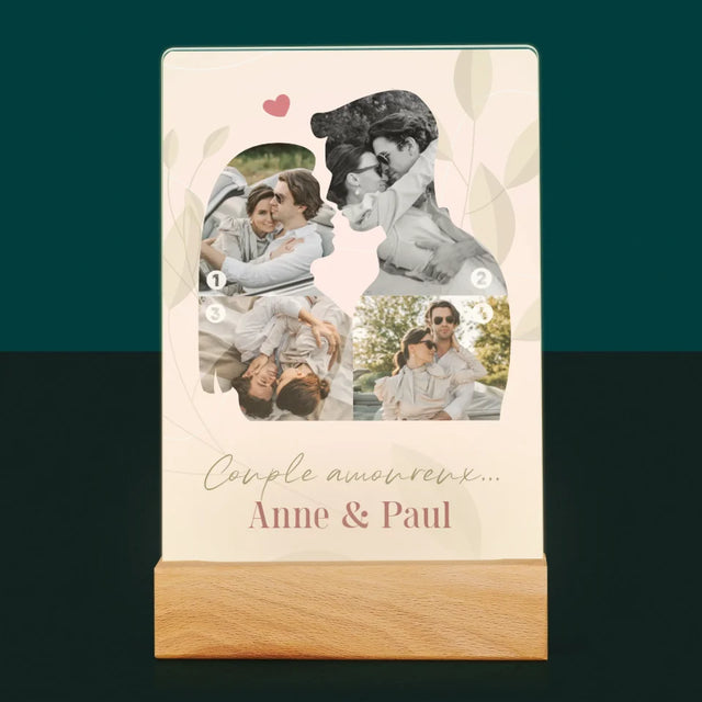 Forme Des Photos: Couple Amoureux... - Impression Sur Verre Acrylique