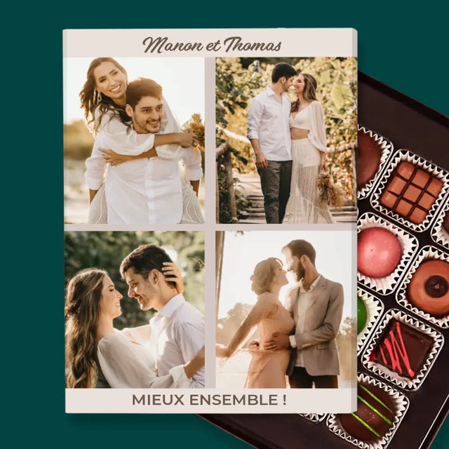 Collage Photo: Le Meilleur Ensemble Collage De Photos - Pralines