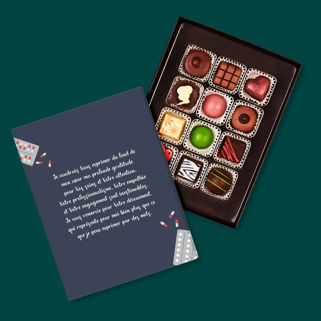 Photo Et Texte: Médecin Au Grand Cœur - Pralines