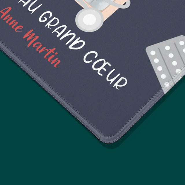 Photo Et Texte: Médecin Au Grand Cœur - Tapis De Souris