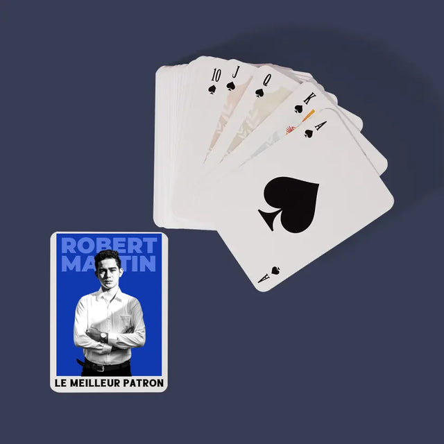 Photo Et Texte: Le Meilleur Patron - Cartes À Jouer