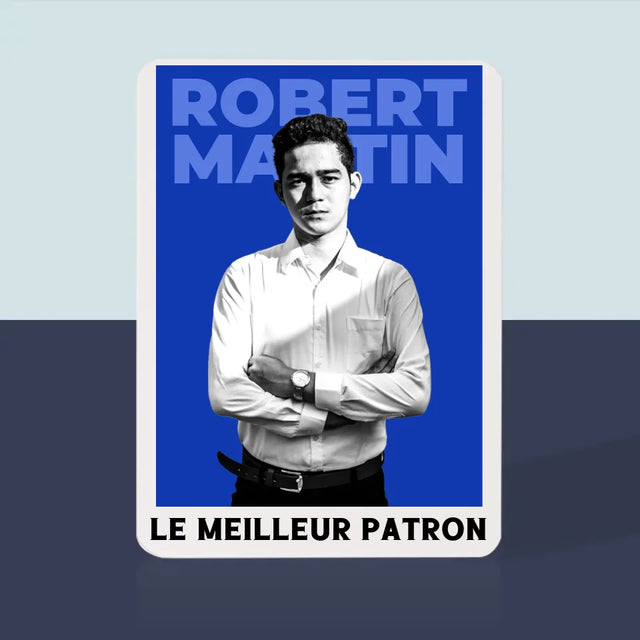 Photo Et Texte: Le Meilleur Patron - Cartes À Jouer