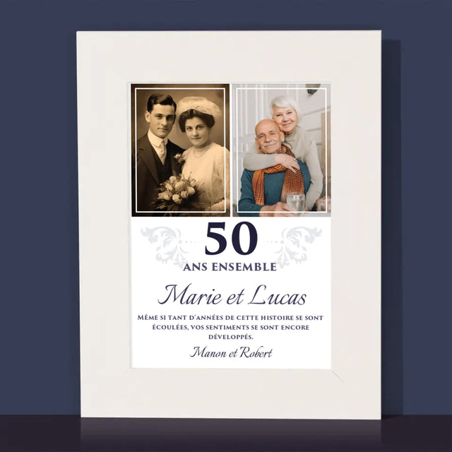 Collage Photo: Ensemble Au Fil Des Ans - Cadre Photo