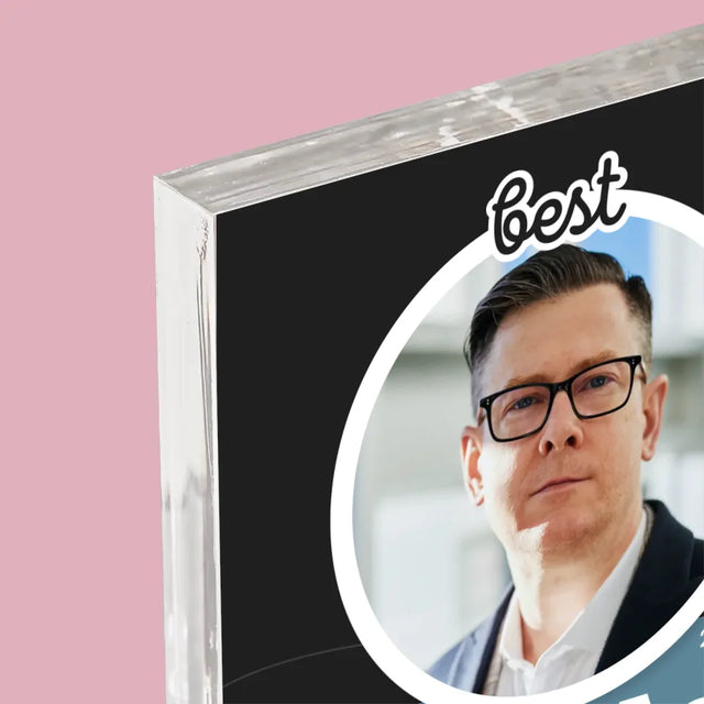 La Photo Et Un Texte: Teacher Les Éléments - Bloc Acrylique