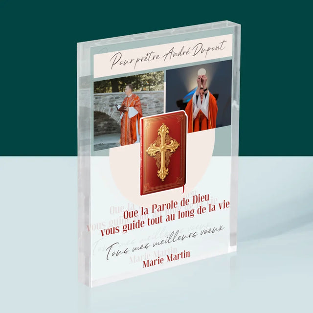 Le Collage Photo: La Parole De Dieu - Bloc Acrylique