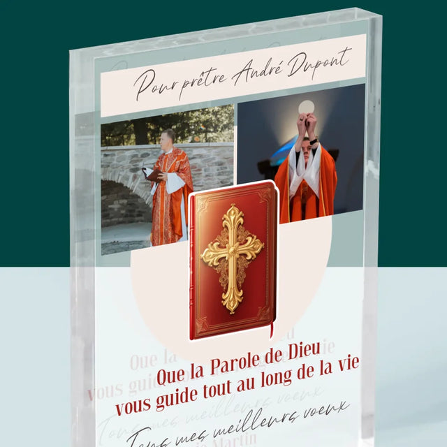 Le Collage Photo: La Parole De Dieu - Bloc Acrylique